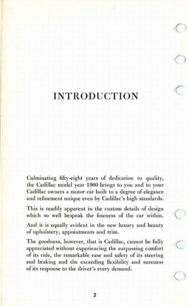 1960 Cadillac Salesmans Data Book Page 27